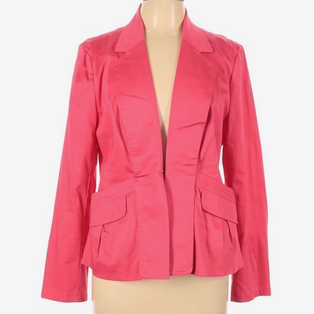 Pink Blazer with polka dot liner